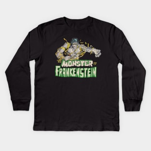 Frankenstein's Monster Kids Long Sleeve T-Shirt